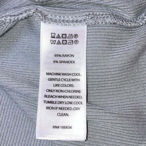 SINCERELY JULES Corset Bustier Gray Grey Crop Top Womens Large - Picture 8 of 9